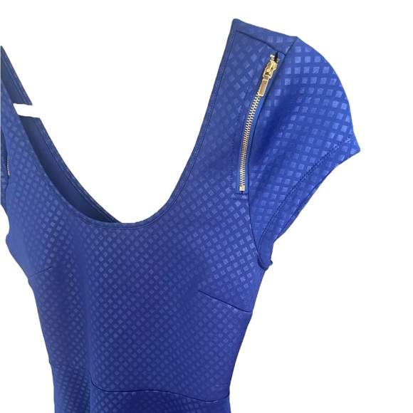 Bebe | Flare Blue Dress | Size Petite Small | NWOT - Picture 4 of 5